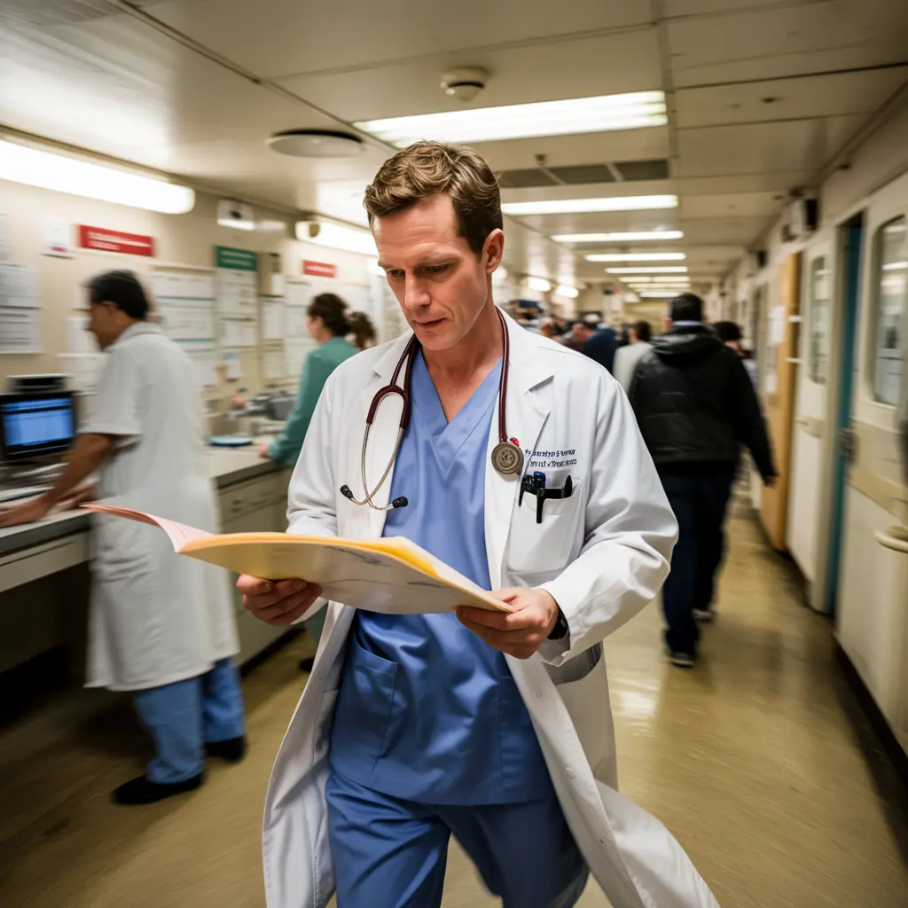 Professional doctor portrait